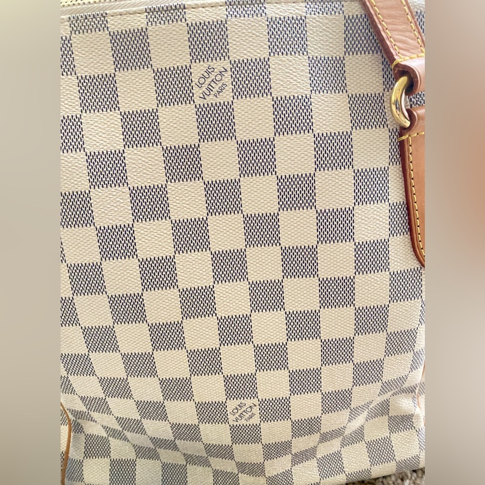 Louis Vuitton Damier Azur Totally MM Tote Bag shoulder Bag with LV dust bag - Picture 11 of 15